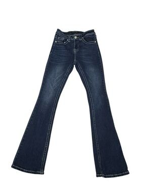 Fire & Rain Denim Jeans Women's Size 0 Dark Wash Embellished
Bootcut Stretch